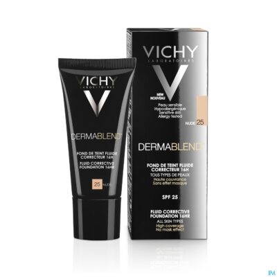 Vichy fdt dermablend fluide 25 nude 30ml-4