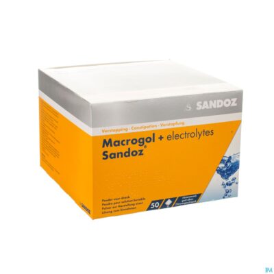 Macrogol + electr sandoz pdr ciroensmaak 50x13,7g-3