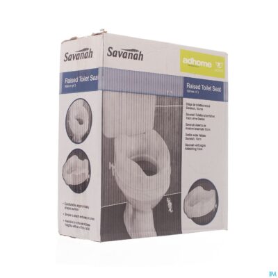 Toilethoger savanah 10cm wit homecraft