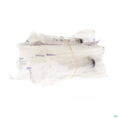 Bd plastipak spuit luer-lok 20ml 10 300629