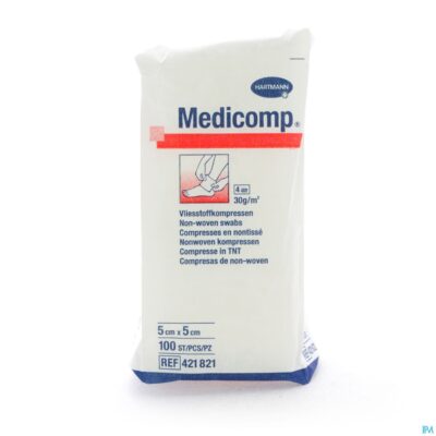 Medicomp 5x5cm 4l. nst. 100 p/s-2