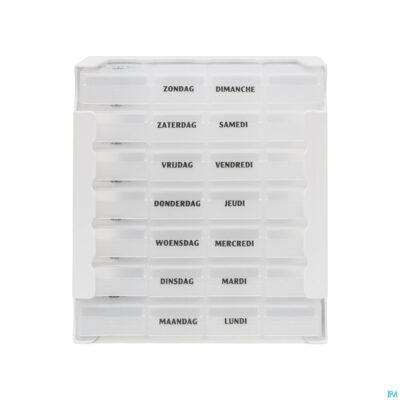 Eureka care pillendoos transparant 1 week