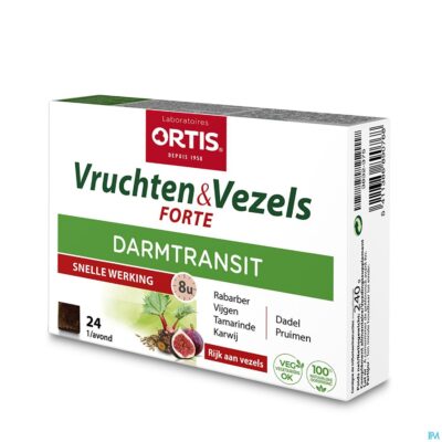 Ortis vruchten & vezels forte blokje 24