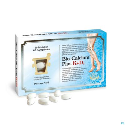 Bio-calcium plus k+d3 60 tabl