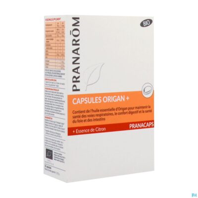 Pranarom pranacaps oregano+ caps 30