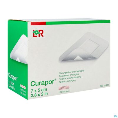 Curapor verb chirurg. steriel 7cmx 5cm 100 32912