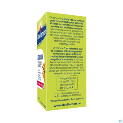 Davitamon vitamin d aquosum druppels 25ml-2