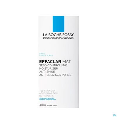 La roche posay effaclar mat hydra sebo-regulat. s/parab. 40ml