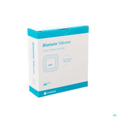Biatain silicoon schuimverb 7,5x 7,5cm 10 33434