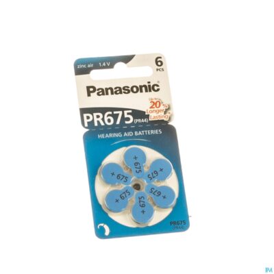 Panasonic batterij oorapparaat pr 675h 6