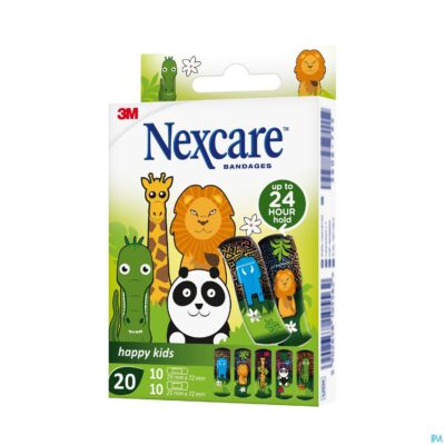 Nexcare 3m happy kids dieren pleister 20 n0920an-3