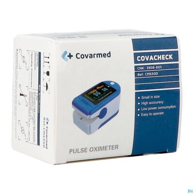 Covacheck saturatiemeter vinger + zak