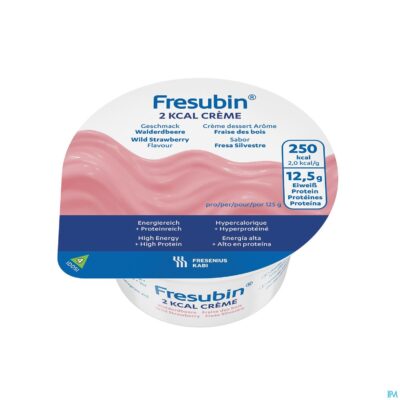 Fresubin 2 kcal crème 125g fraise des bois/bosaardbei-2