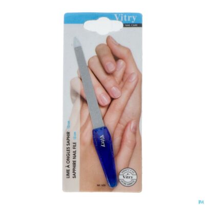 Nagelvijl inox medium blauw 13cm