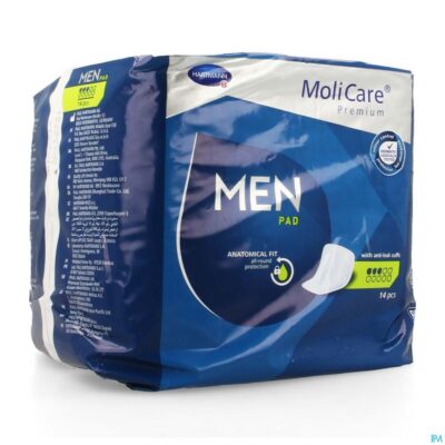 Molicare pr men pad 3 drops 14 p/s