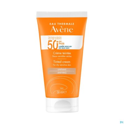 Avene zon spf50+ creme getint 50ml-2