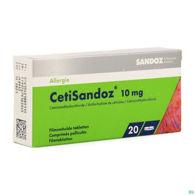Cetirizine sandoz comp 20 x 10mg-3