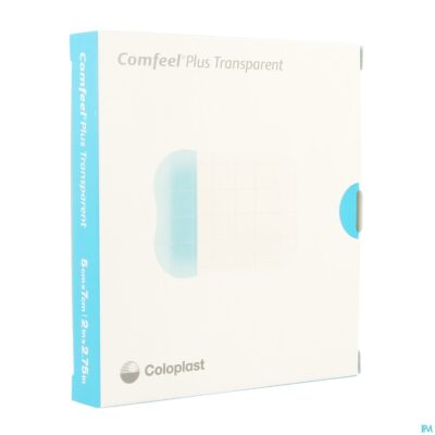 Comfeel plus platen transp 5x 7cm 10 33530