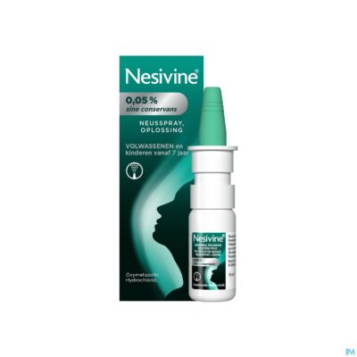 Nesivine 0,05% sine conserv neusspray 10ml
