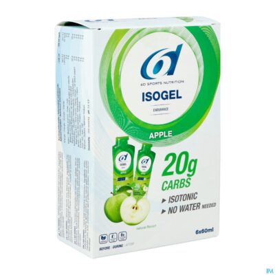 6d sixd isogel apple 6x60ml