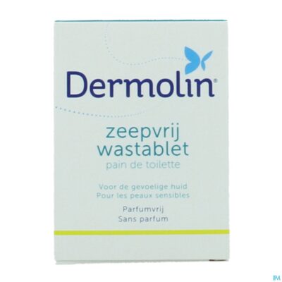 Dermolin zeepvrij wastablet n/parf nf 100g-2