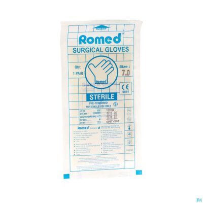 Handschoen latex onderzoek medium 2 pontos-2