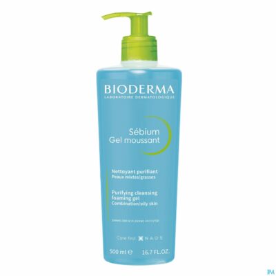 Bioderma sebium schuimende gel 500ml