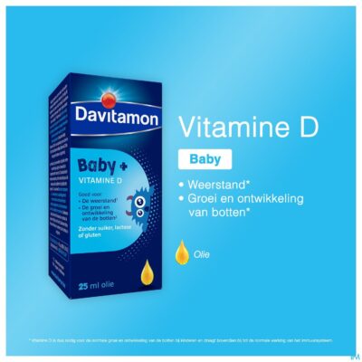 Davitamon baby vitamine d olie 25ml-7