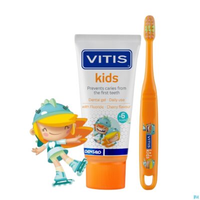 Vitis kids gel tandpasta 50ml-6