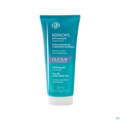 Ducray keracnyl schuimende gel 200ml nf