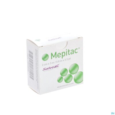 Mepitac zachte fixatietape sil 2cmx3,0m 1 298300