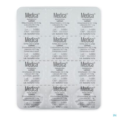 Medica keeltabletten lemon 36 zuigtabletten-2