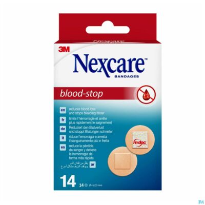 Nexcare 3m bloodstop spots 14 n1714ns