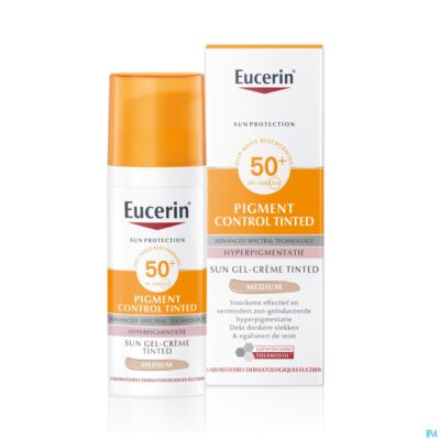 Eucerin sun pigment control fluid tint ip50+ 50ml