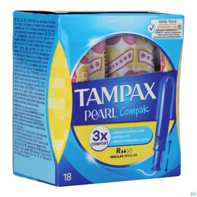 Tampax pearl compak regular 18