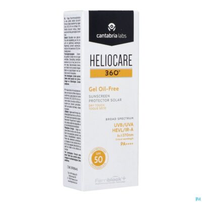 Heliocare 360 gel oil free ip50 tube 50ml