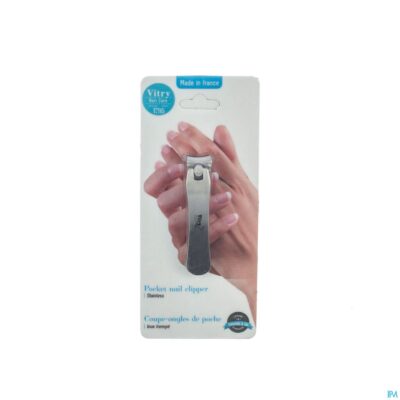 Nagelknipper manicure inox met diamantvijl (gebreveteerd model))-3