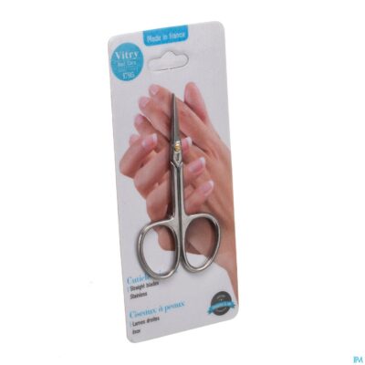 Velletjesschaar recht inox blinkend