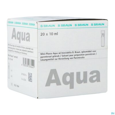 Mini plasco aqua pro inj amp20x10ml