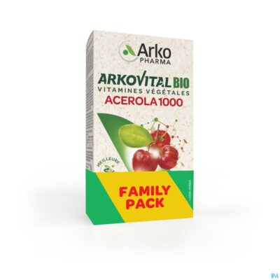 Arkovital acerola 1000 bio duopack tabl 2x30