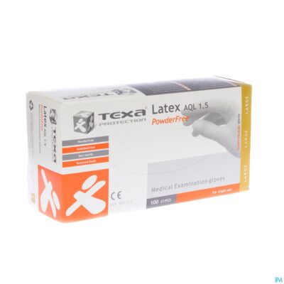 Cmt handschoenen latex wit pf l 100-2