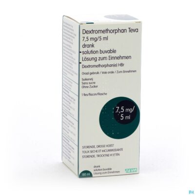 Dextromethorphan teva sol per os 180ml-2