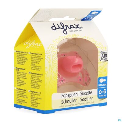 Difrax fopspeen natural 0-6m-2
