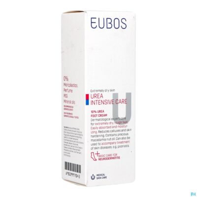 Eubos urea 10% voetcreme zeer droge huid 100ml
