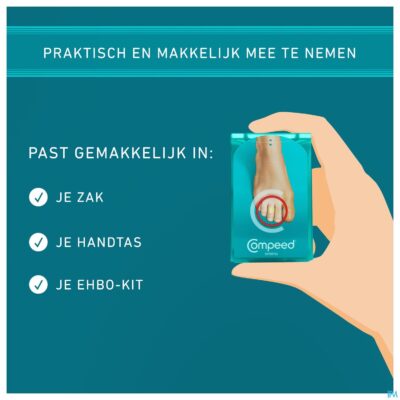 Compeed blaren op tenen verb extra klein 8-3