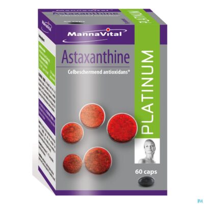 Mannavital astaxanthine platinum caps 60