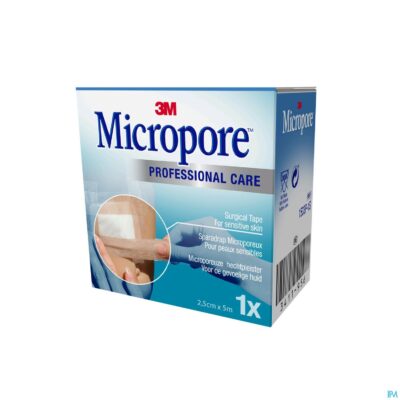 Micropore 3m tape refill 25,0mmx5m rol 1 1530p-1s-3