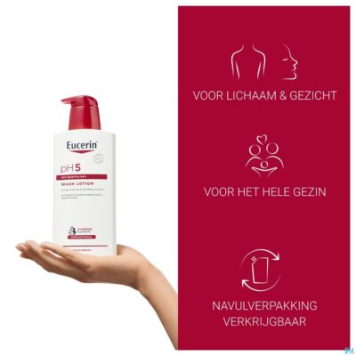 Eucerin ph5 waslotion + pomp 400ml-5