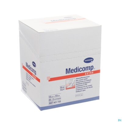 Medicomp 7,5x7,5cm 6l. st. 25x2 p/s-4