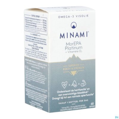 Minami morepa platinum + vit d3 caps 60